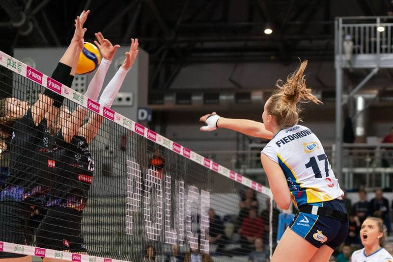 Volleyball. Tauron Liga. Lotto Chemik Police - LKS Commercecon Lodz. 24.01.2025