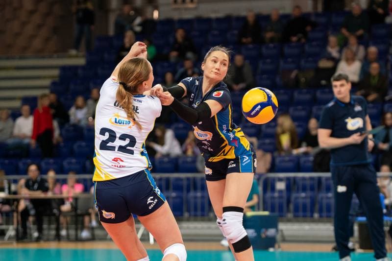 Volleyball. Tauron Liga. Lotto Chemik Police - LKS Commercecon Lodz. 24.01.2025
