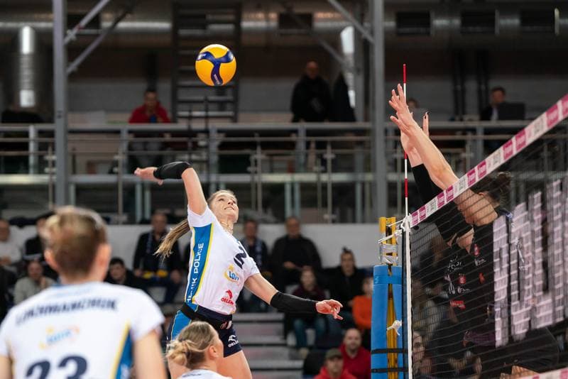 Volleyball. Tauron Liga. Lotto Chemik Police - LKS Commercecon Lodz. 24.01.2025