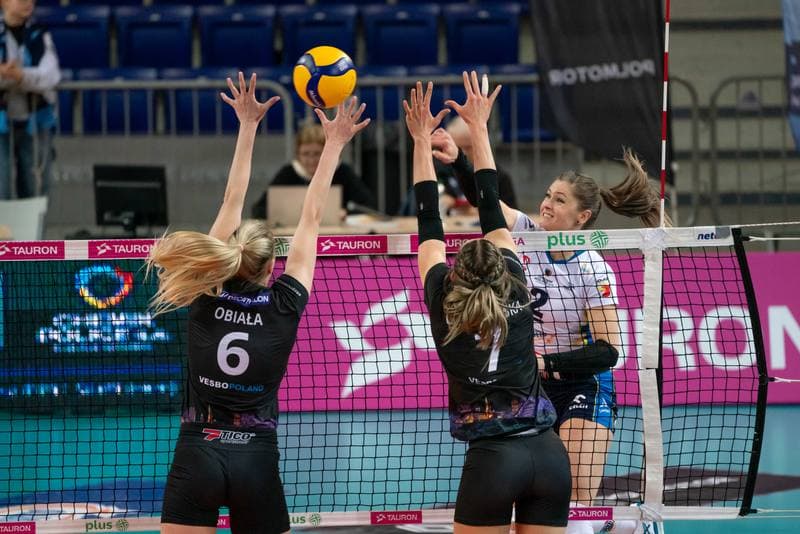Volleyball. Tauron Liga. Lotto Chemik Police - LKS Commercecon Lodz. 24.01.2025