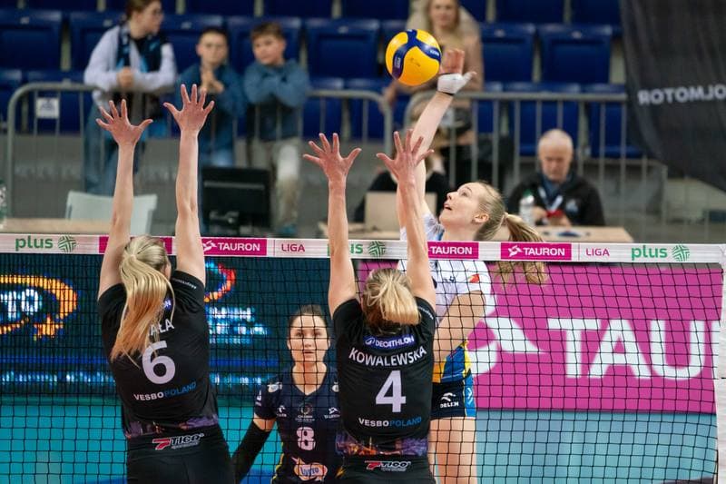 Volleyball. Tauron Liga. Lotto Chemik Police - LKS Commercecon Lodz. 24.01.2025