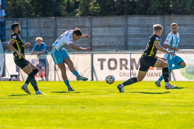 Football. BetClick 2 Liga. Swit Szczecin - Wieczysta Krakow. 22.09.2024