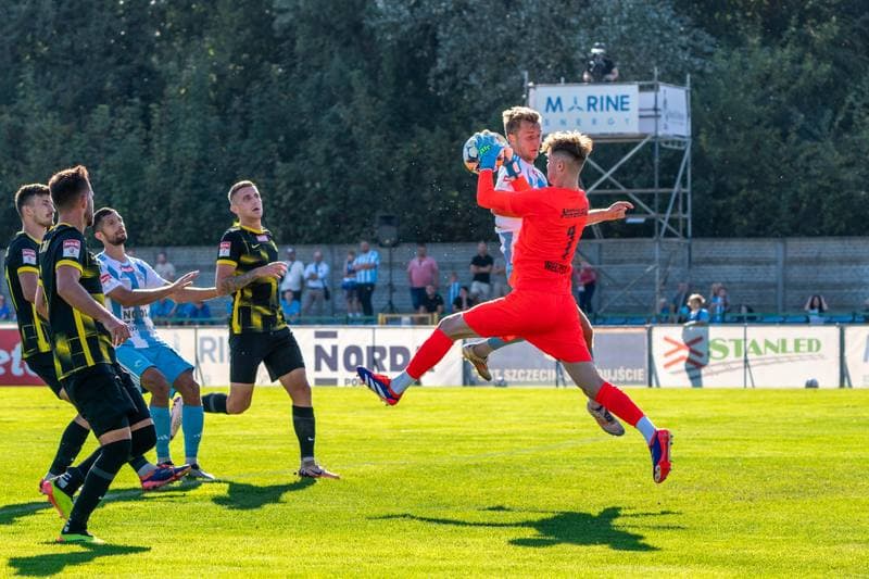 Football. BetClick 2 Liga. Swit Szczecin - Wieczysta Krakow. 22.09.2024