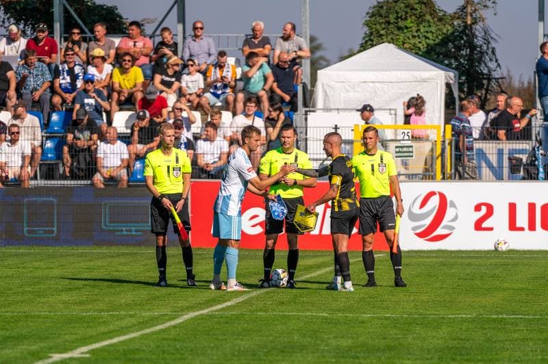 Football. BetClick 2 Liga. Swit Szczecin - Wieczysta Krakow. 22.09.2024