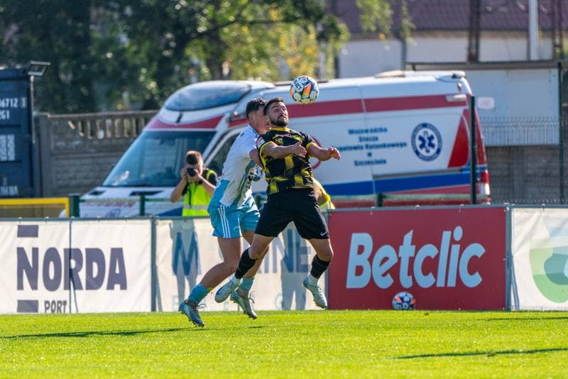 Football. BetClick 2 Liga. Swit Szczecin - Wieczysta Krakow. 22.09.2024