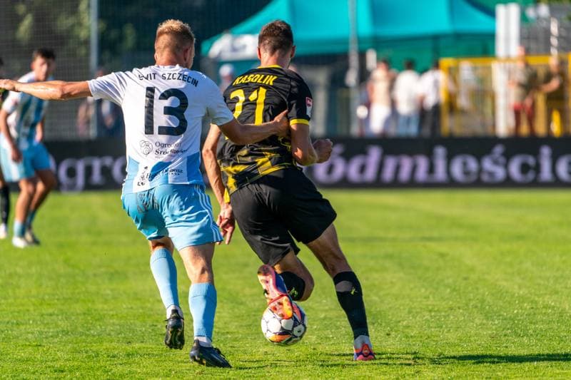 Football. BetClick 2 Liga. Swit Szczecin - Wieczysta Krakow. 22.09.2024