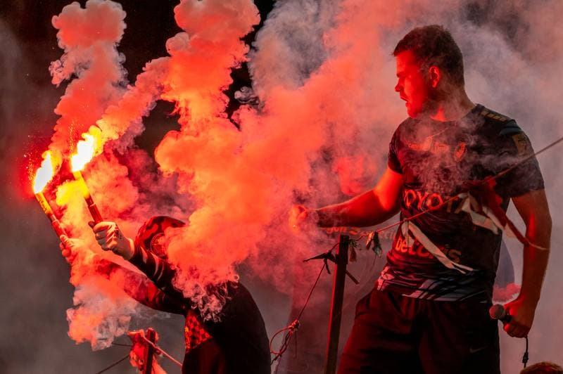 Football. PKO BP Ekstraklasa. Pogon Szczecin - Widzew Lodz. 17.08.2024