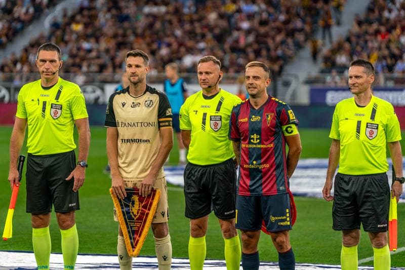 Football. PKO BP Ekstraklasa. Pogon Szczecin - Widzew Lodz. 17.08.2024