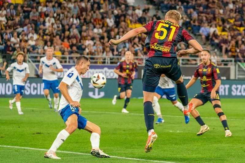 Football. PKO BP Ekstraklasa. Pogon Szczecin - Stal Mielec. 10.08.2024