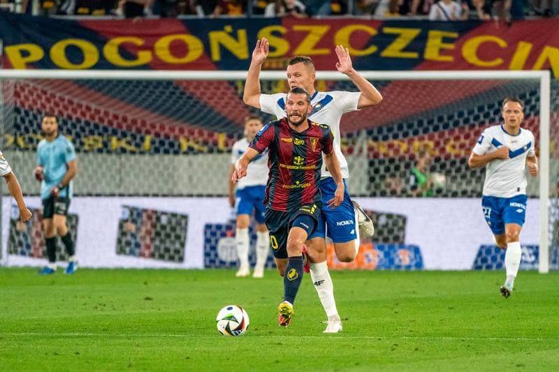 Football. PKO BP Ekstraklasa. Pogon Szczecin - Stal Mielec. 10.08.2024