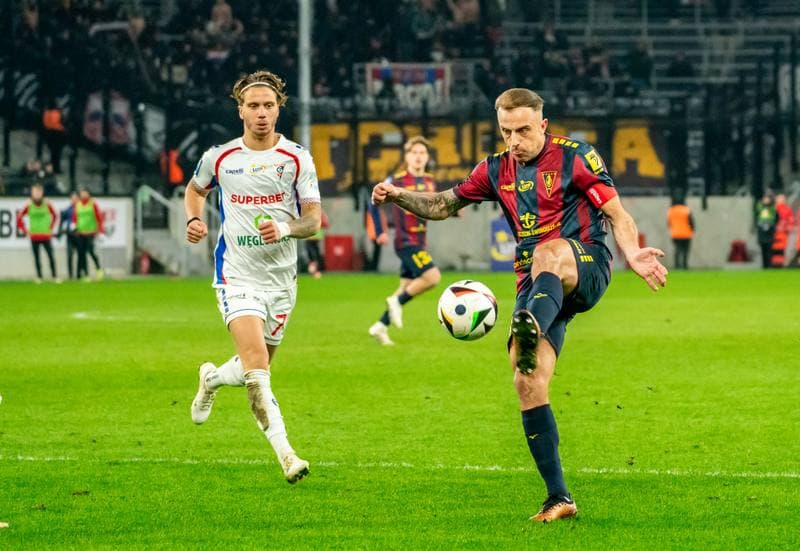 Football. PKO BP Ekstraklasa. Pogon Szczecin - Gornik Zabrze. 07.02.2025