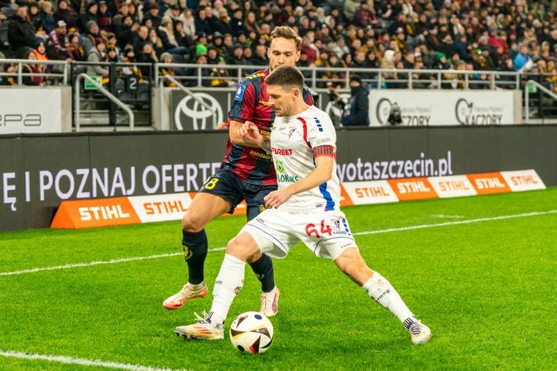Football. PKO BP Ekstraklasa. Pogon Szczecin - Gornik Zabrze. 07.02.2025