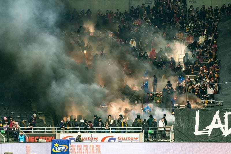 Football. PKO BP Ekstraklasa. Pogon Szczecin - Gornik Zabrze. 07.02.2025
