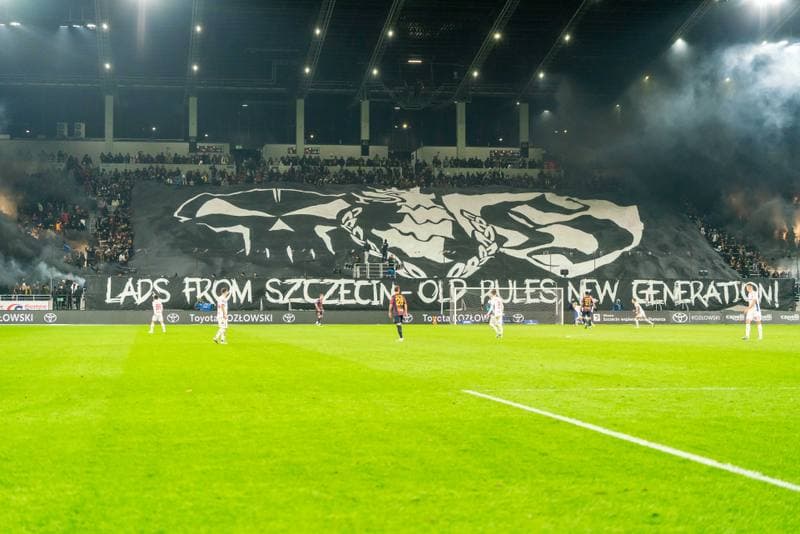 Football. PKO BP Ekstraklasa. Pogon Szczecin - Gornik Zabrze. 07.02.2025