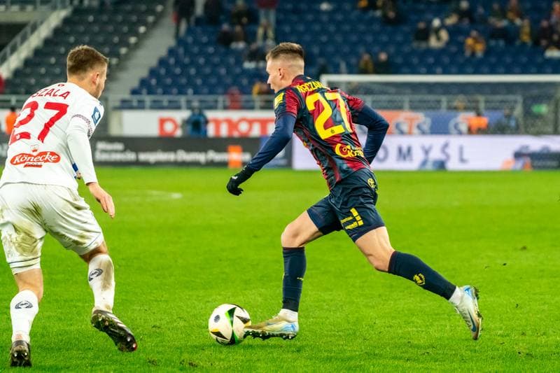 Football. PKO BP Ekstraklasa. Pogon Szczecin - Gornik Zabrze. 07.02.2025