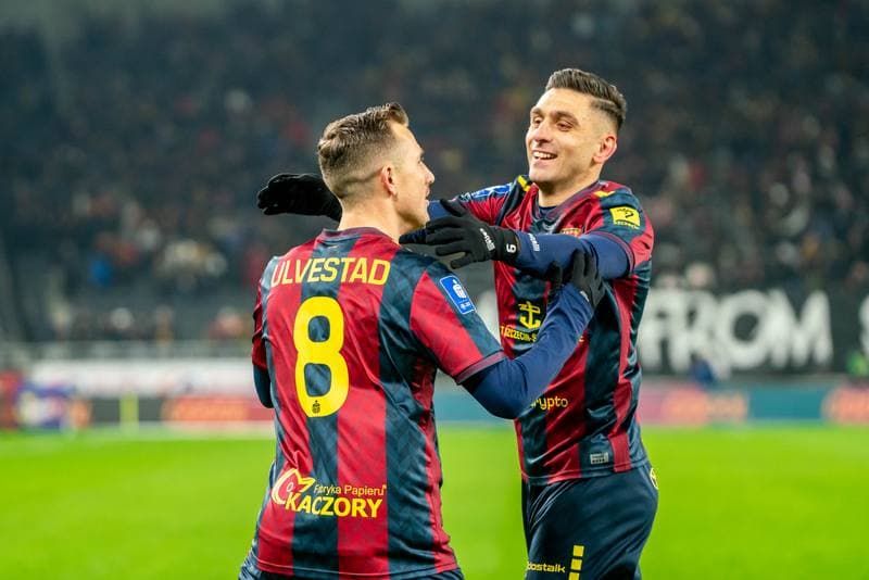 Football. PKO BP Ekstraklasa. Pogon Szczecin - Gornik Zabrze. 07.02.2025