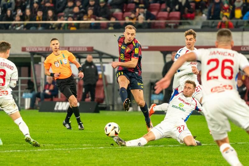 Football. PKO BP Ekstraklasa. Pogon Szczecin - Gornik Zabrze. 07.02.2025