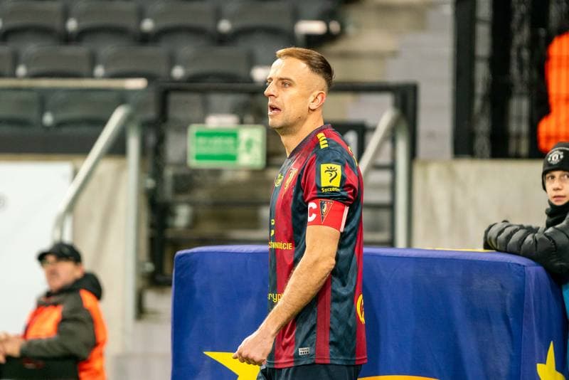 Football. PKO BP Ekstraklasa. Pogon Szczecin - Zaglebie Lubin. 01.02.2025