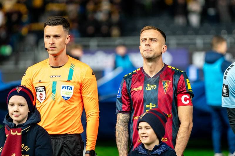 Football. PKO BP Ekstraklasa. Pogon Szczecin - Zaglebie Lubin. 01.02.2025