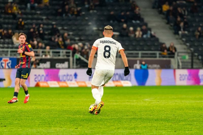 Football. PKO BP Ekstraklasa. Pogon Szczecin - Zaglebie Lubin. 01.02.2025
