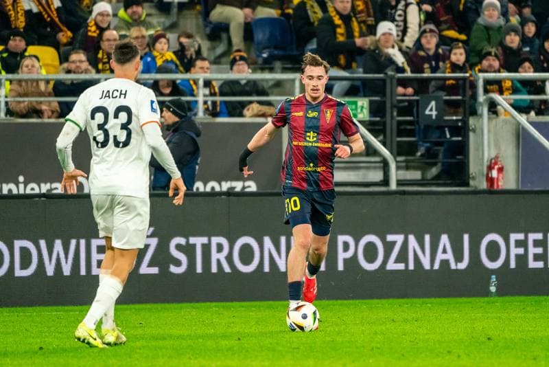 Football. PKO BP Ekstraklasa. Pogon Szczecin - Zaglebie Lubin. 01.02.2025