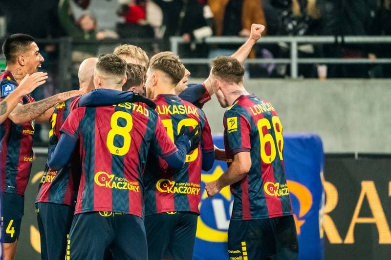 Football. PKO BP Ekstraklasa. Pogon Szczecin - Zaglebie Lubin. 01.02.2025