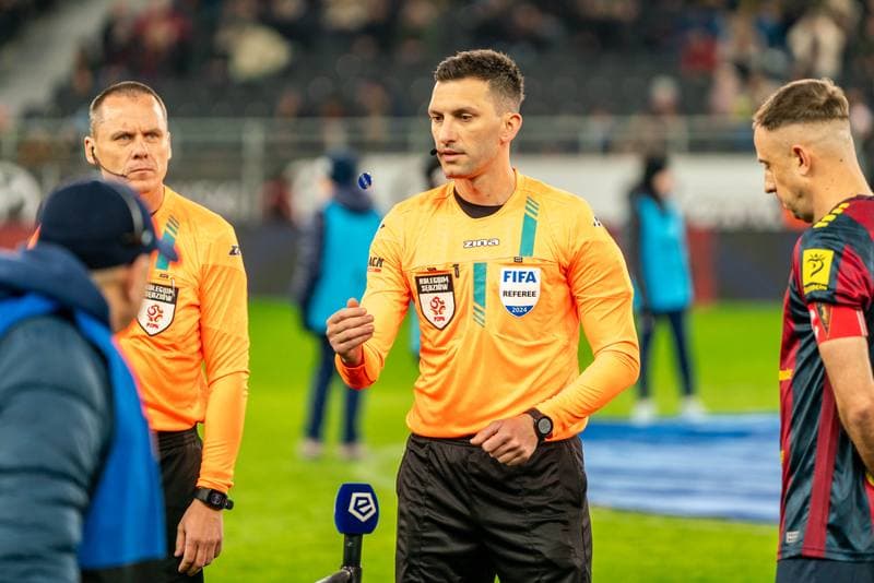 Football. PKO BP Ekstraklasa. Pogon Szczecin - Zaglebie Lubin. 01.02.2025