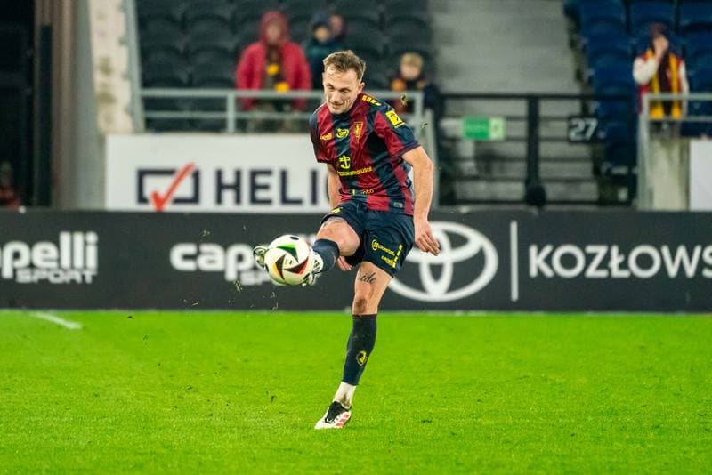 Football. PKO BP Ekstraklasa. Pogon Szczecin - Zaglebie Lubin. 01.02.2025