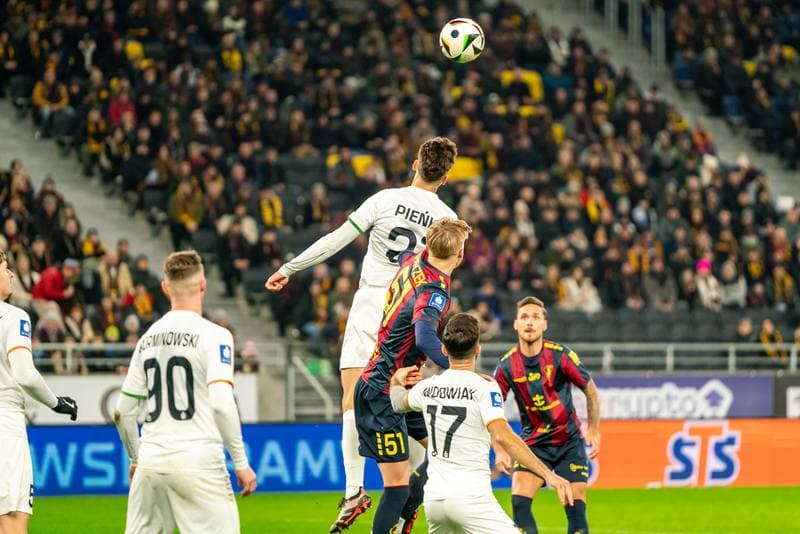 Football. PKO BP Ekstraklasa. Pogon Szczecin - Zaglebie Lubin. 01.02.2025