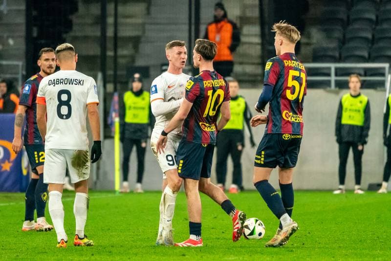 Football. PKO BP Ekstraklasa. Pogon Szczecin - Zaglebie Lubin. 01.02.2025