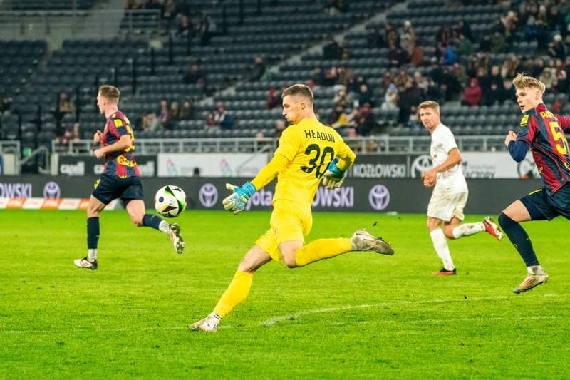 Football. PKO BP Ekstraklasa. Pogon Szczecin - Zaglebie Lubin. 01.02.2025