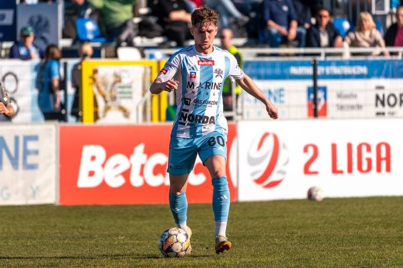 Football. Betclick 2 Liga. Swit Szczecin - Pogon Grodzisk Mazowiecki. 08.03.2025
