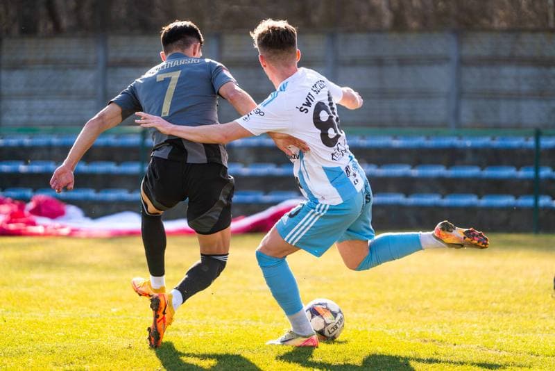Football. Betclick 2 Liga. Swit Szczecin - Pogon Grodzisk Mazowiecki. 08.03.2025