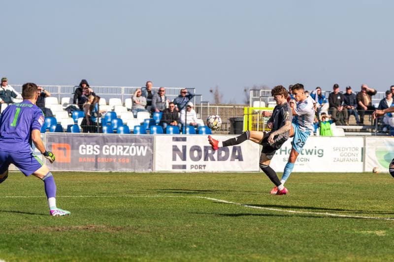 Football. Betclick 2 Liga. Swit Szczecin - Pogon Grodzisk Mazowiecki. 08.03.2025