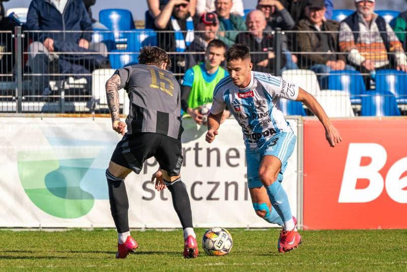 Football. Betclick 2 Liga. Swit Szczecin - Pogon Grodzisk Mazowiecki. 08.03.2025