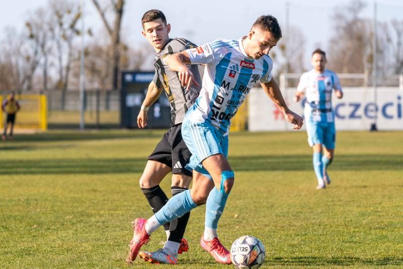 Football. Betclick 2 Liga. Swit Szczecin - Pogon Grodzisk Mazowiecki. 08.03.2025