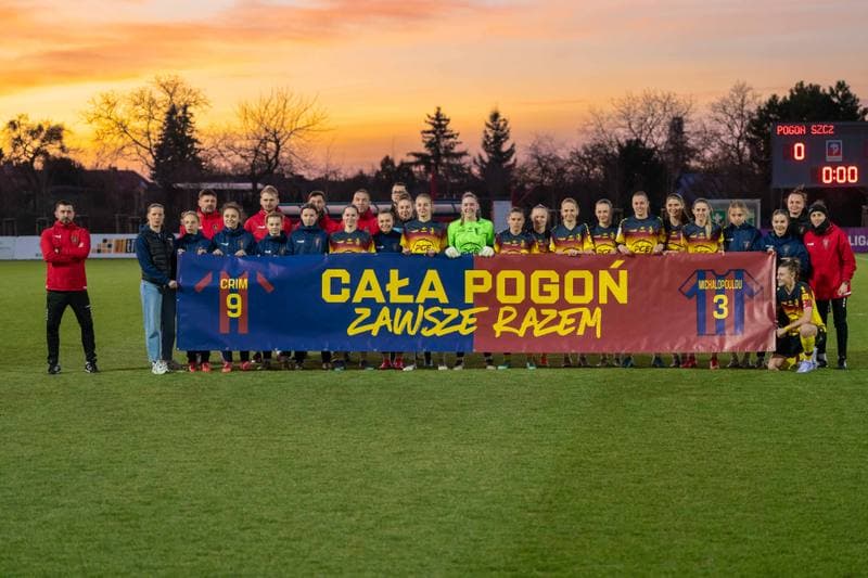 Football. Orlen Ekstraliga Kobiet. Pogon Szczecin - Pogon Tczew. 05.03.2025