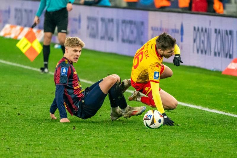 Football. PKO BP Ekstraklasa. Pogon Szczecin - Jagiellonia Bialystok. 01.12.2024