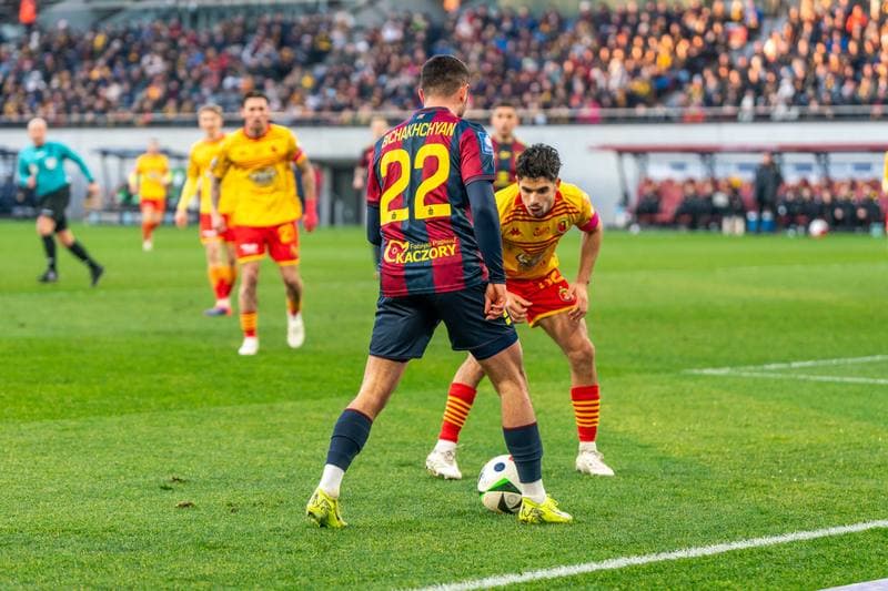 Football. PKO BP Ekstraklasa. Pogon Szczecin - Jagiellonia Bialystok. 01.12.2024