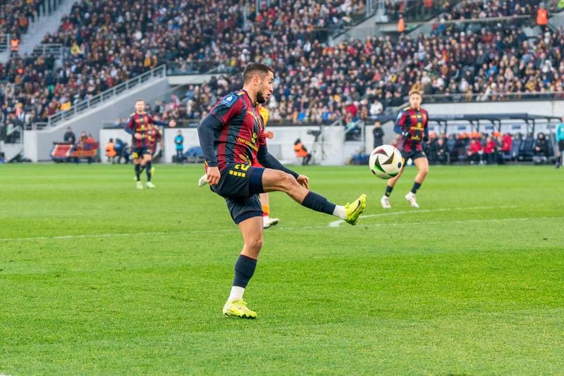 Football. PKO BP Ekstraklasa. Pogon Szczecin - Jagiellonia Bialystok. 01.12.2024
