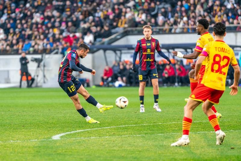 Football. PKO BP Ekstraklasa. Pogon Szczecin - Jagiellonia Bialystok. 01.12.2024