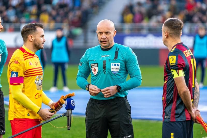 Football. PKO BP Ekstraklasa. Pogon Szczecin - Jagiellonia Bialystok. 01.12.2024