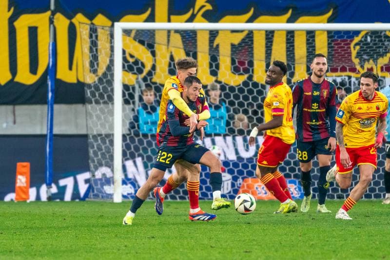 Football. PKO BP Ekstraklasa. Pogon Szczecin - Jagiellonia Bialystok. 01.12.2024