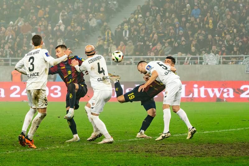 Football. Polish Cup. Pogon Szczecin - Piast Gliwice. 26.02.2025