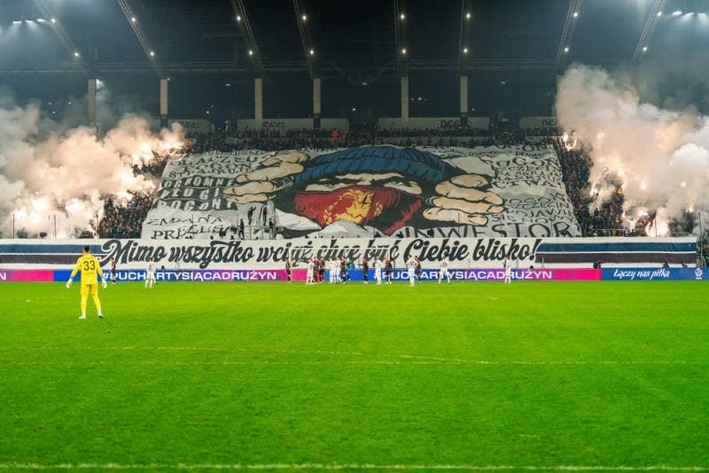 Football. Polish Cup. Pogon Szczecin - Piast Gliwice. 26.02.2025