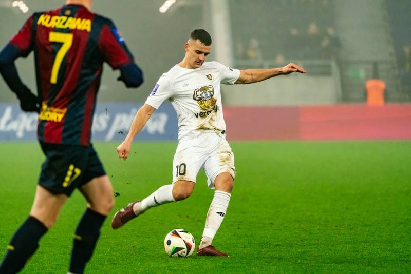 Football. Polish Cup. Pogon Szczecin - Piast Gliwice. 26.02.2025