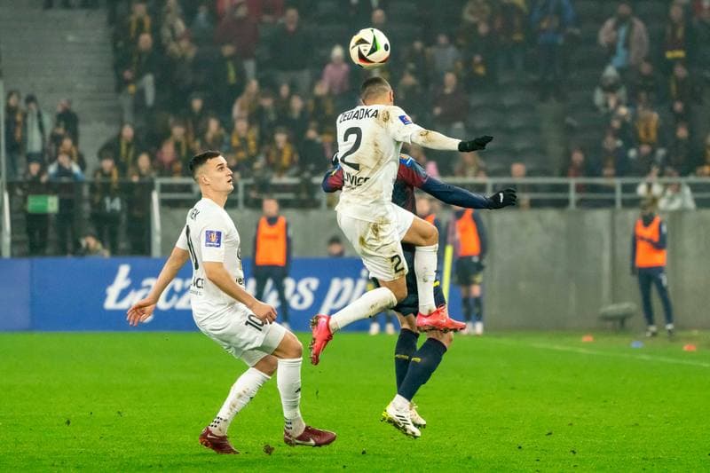 Football. Polish Cup. Pogon Szczecin - Piast Gliwice. 26.02.2025