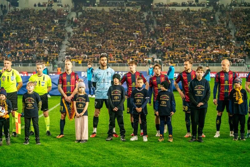 Football. Polish Cup. Pogon Szczecin - Piast Gliwice. 26.02.2025
