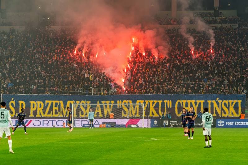 Football. PKO BP Ekstraklasa. Pogon Szczecin - Piast Gliwice. 03.10.2025