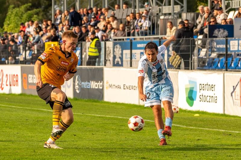 Football. Betclic 2 liga. Swit Szczecin - Resovia Rzeszow. 14.09.2025